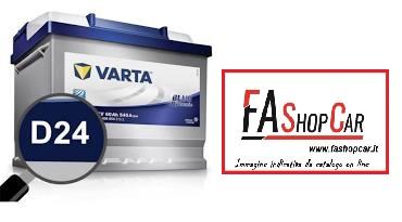 Batteria Auto VARTA Blue Dynamic - D24 -  12V 60Ah 540A(en) - - 560408054